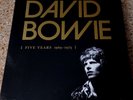 David Bowie Five Years 1969-1973 180G Vinyl Boxset Limited Edition - Mint Shape