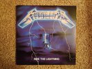 Metallica Ride the Lightning 1984 Vinyl 1st Elektra Pressing 60396-1