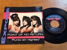 EXPOSE Point Of No Return 1987 MEXICO 7” PROMO 45 Pop Rock Synth Pop