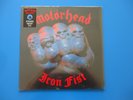 Motorhead Iron Fist LP (2022) NEW Shrink Wrap Tear 40th Anniv Black & Blue