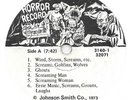 JOHNSON SMITH NOVELTY CO Horror Record Halloween sound effects 7