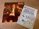 AC/DC If You Want Blood + FAN INSERT 1st Press Rare Original UK LP