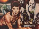 David Bowie Diamond Dogs LP vinyl UK Rca Victor 1974 orange labels LP in