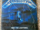 Metallica Ride The Lightning Vinyl Import Pressed In Venezuela 1991 Tested