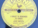 ELVIS PRESLEY 78 MYSTERY TRAIN & I FORGOT TO REMEMBER TO FORGET SUN RECORD 1955