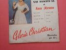 Gloria Christian Canzoni Del VII Festival San Remo LP Vinyl 10