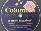 Ethel Waters Everybody Mess Aroun' & Heebie Jeebies 78RPM Columbia UK 8928