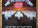 Metallica Master of Puppets 1986 White Label Promo WLP w/ Warning Sticker Vinyl