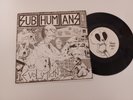 UK Bluurg Records Subhumans Evolution 1983 Rock Punk