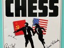 JESSICA MOLASKEY RICHARD MUENZ NEAL BEN-ARI Signed Chess Lp Vinyl OBC