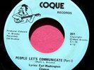 COQUE - People Let's Communicate - Soul Funk 45 rpm - Coque 001