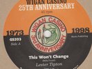 Lester Tipton This Wont Change  Wigan Casino Anniversary Soul Northern Motown