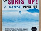 SURFS UP  At Banzai-Pipeline 1963 Mono Vinyl LP Northridge NM101 Rare Surf Rock