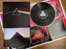 PINK FLOYD The Dark Side Of The Moon JAPAN LP w/Book Poster Solid Blue EOP-80778