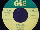 OLIVER  JONES W/ RAY BARROW: what i say? / what happened to baby GEE 7