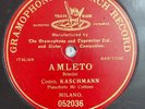GIUSEPPE KASCHMANN - Amleto - Brindisi - G&T 052036  VG+/ EXC-