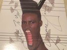 SIGNED Grace Jones - Slave To Rhythm autographed vinyl LP