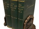 3 Vol 1899 1st Ed Books Philipp Spitta JOHANN SEBASTIAN BACH His Work& Influence