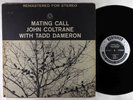 John Coltrane With Tadd Dameron - Mating Call LP - Prestige - PRST 7247