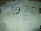 THE LOUNGE LIZARDS : THE VOICE OF CHUNK WHITE LABEL TESTPRESSING LP 1989 VERA