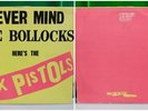 SEX PISTOLS Never Mind The Bollocks VINYL LP First Press BLANK BACK COVER
