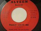 Drake And The En-Solids - Please Leave Me/I'll Always Be There USA Alteen EX