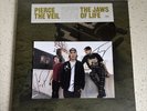 Pierce the Veil SIGNED/Autographed Art Card THE JAWS OF LIFE CLEAR Vinyl Limited