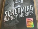SUM 41 SCREAMING BLOODY MURDER TRI COLOURED  MAGENTA, CREAM BLACK VINYL