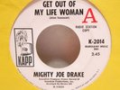 MIGHTY JOE DRAKE GET OUT OF MY LIFE WOMAN     TRY, TRY, TRY PROMO 45 SOUL FUNK