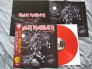 iron maiden - 1LP - RED VINYL - WHEELPOP BELGIUM 1980 + POSTER - JAPANESE PRESS