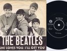 THE BEATLES She Loves You b/w I’ll Get You Danish 45PS 1963 Black Parlophone