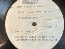 Chuck Berry Acetate 45 Roll Over Beethoven for UK TV + 2 + Let It Rock alt take