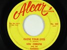 Doo-Wop Teen Rocker 45 - Lou Christie & The Classics - Close Your Eyes - Alcar