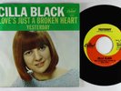 Beatles Cover Picture Sleeve 45 - Cilla Black - Yesterday - Capitol VG++