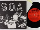 Punk Hardcore EP - S.O.A (State Of Alert) - No Policy E.P - Dischord (3rd) VG+