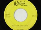 Rockabilly 45 - Bob Doss - Don't Be Gone Long - Starday