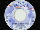 Rockabilly 45 - Sonny Burgess - Sadie's Back In Town - Phillips VG++