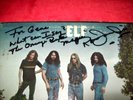 SIGNED ELF S/T PROMO LP RONNIE JAMES DIO AUTOGRAPH RAINBOW RISING BLACK SABBATH