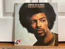 Gil Scott-Heron Pieces of a Man LP reissue gatefold  EX/EX