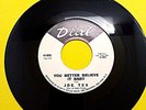Northern Soul Vinyl 45/Joe Tex/You better believe it baby/