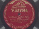 LEOPOLD STOKOWSKI Tannhäuser Overture Parts 1 2 3 VICTROLA 74758  78 12