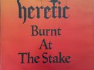 HERETIC -BURNT AT THE STAKE THUNDERBOLT 12” EP VINYL RECORD THBE1004 RARE EX CON