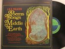 J.R.R. Tolkien Lp Poems And Songs Of Middle Earth On Caedmon - Vg+ To Vg++ / Vg+