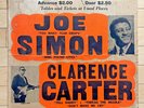 Vintage ORIGINAL Boxing Style Poster: JOE SIMON Clarence Carter 1968 Soul RARE
