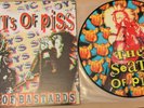 THE SEATS OF PISS city of bastards RARE UKHC PUNK PICTURE DISC LP CHAOS UK