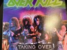 Overkill - Taking Over LP vinyl - original 1987 Megaforce Records release