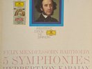 Mendelssohn 5 Symphonies, Box Set/Deutsche Grammaphon/Von Karajan/ Berlin Phil.