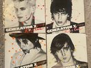 Generation X King Rocker 4 45's W/pic sleeves & 4 Color Vinyl Original 1979 EX/E