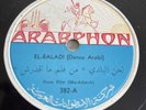 Arabic 78 Arabphon 382  EL-BALADI (Dance Arabi) -Musical Number  V+