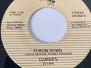 Carmen RARE  modern soul 45 Throw Down on Presents Records northern soul boogie